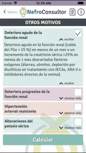 Nefroconsultor screenshot #2 for iPhone