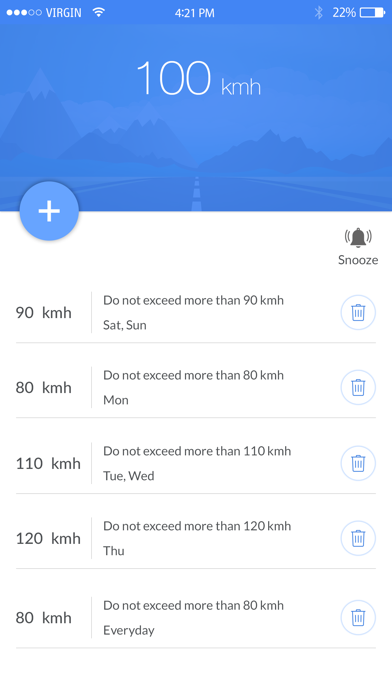 Screenshot #1 pour Safee - overspeed alarm