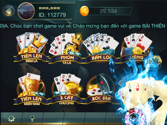THIEN DIA - DANH BAI ONLINE iPad screenshot 1 - Games app