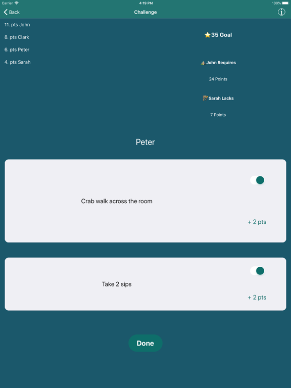 Screenshot #6 pour Challenge: Drinking Game