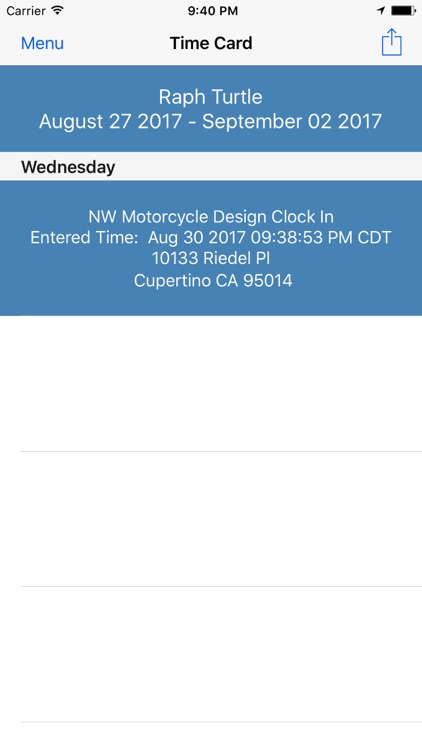 WCD Timecard screenshot-4