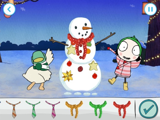 Screenshot #6 pour Sarah & Duck: Build a Snowman
