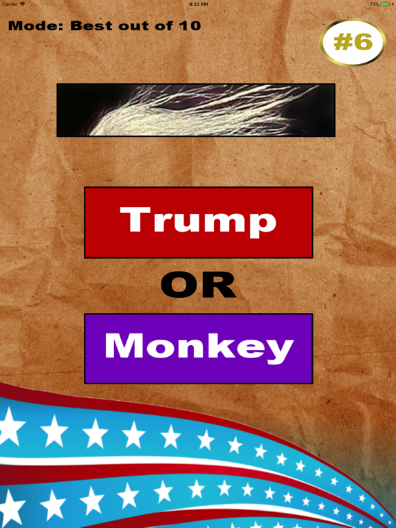 Trump or Monkey iPad screenshot 2 - Games app