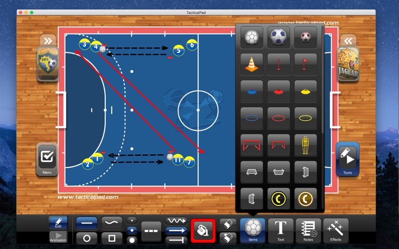 Screenshot #3 pour TacticalPad Futsal Handball