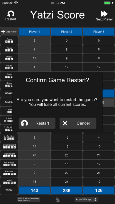 Screenshot #3 pour Yatzi Score