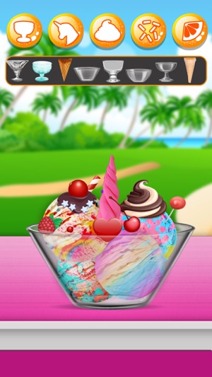 Unicorn Ice Cream Maker Game! Kawaii Rainbow Chef(圖5)-速報App