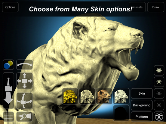 Lion Mannequin iPad screenshot 5 - Education app