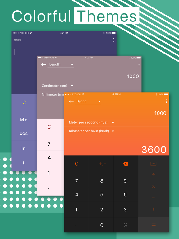 Calculator - Unit Converter iPad screenshot 5 - Utilities app