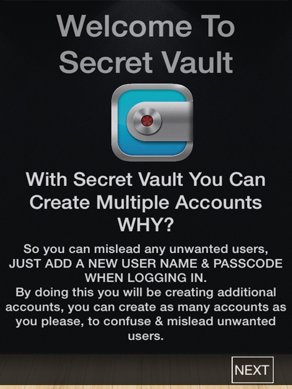 Secret Vault - Photo Safe iPad screenshot 4 - Photo & Video app