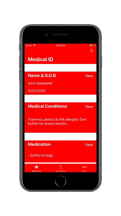 MedicalMe: Medical ID & Alarm