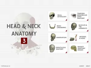 Head and Neck Anatomy 3 screenshot #1 for iPad