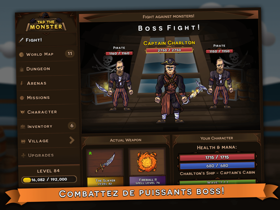 Screenshot #4 pour Tap the Monster - RPG clicker