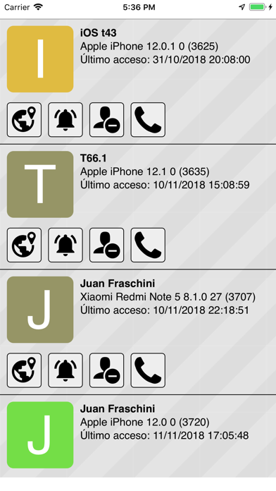 Mi alarma screenshot