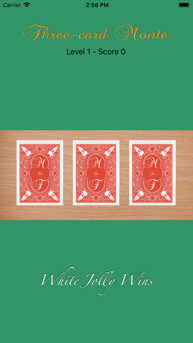 Screenshot 4 of Three-Cards Monte App