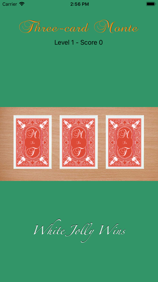 #4. Three-Cards Monte (iOS) Podle: Angelo Capone