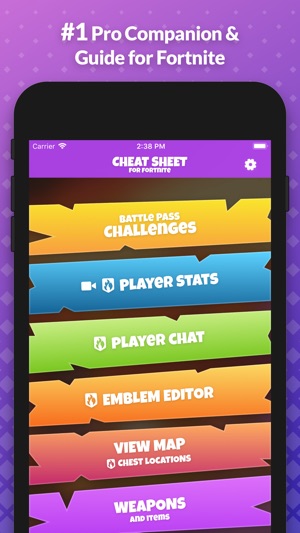 cheat sheet guide for fortnite on the app store - fortnite cheat for skins