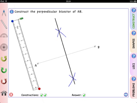 Ruler and Compass Geometry screenshot 2