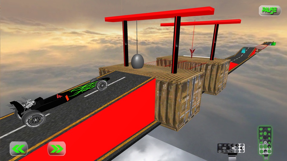 #1. Drag Racing - Sky Stunt Track (iOS) Podle: Meta Dort
