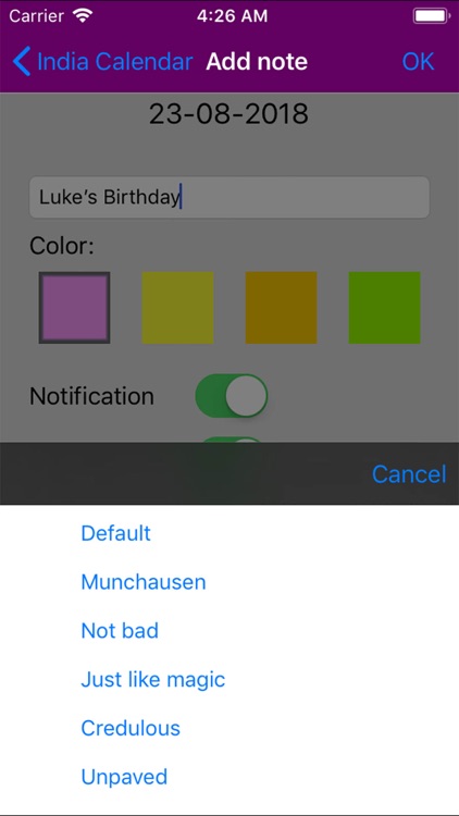 2019 India Calendar NoAds
