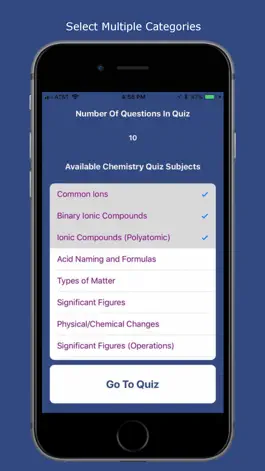 Game screenshot General Chemistry Quiz apk