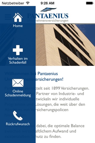 Pantaenius Unternehmensversicherungen screenshot 2