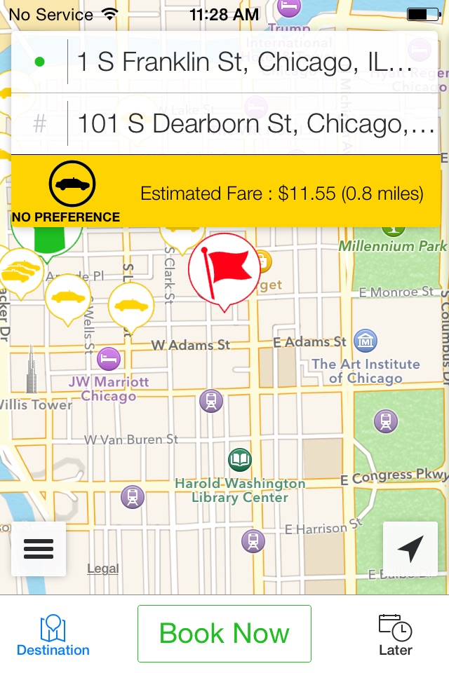 Chicago Taxi App screenshot 4