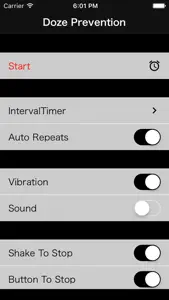 Doze Prevention screenshot #1 for iPhone