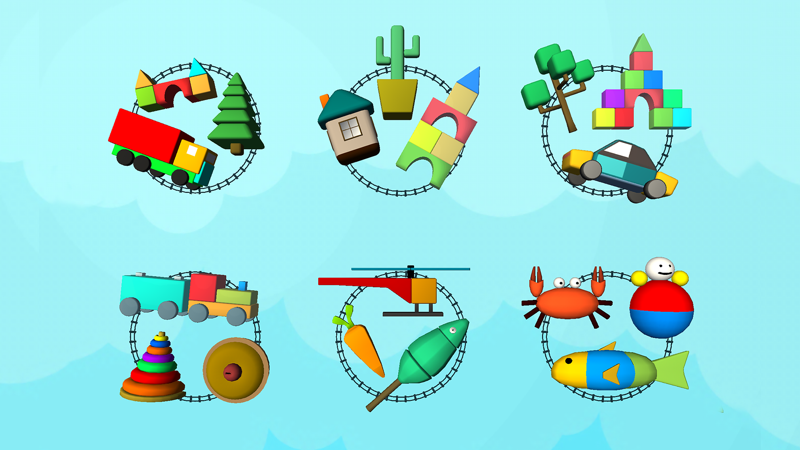 3D Baby Blocks Train games IXL official gameplay screenshot 8