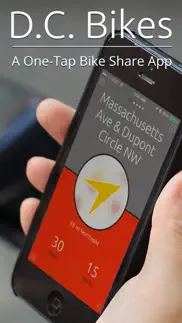d.c. bikes — a one-tap capital bike share app iphone screenshot 1