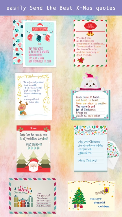 Christmas Letter with Message