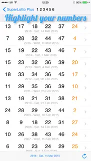 superlotto plus results iphone screenshot 4