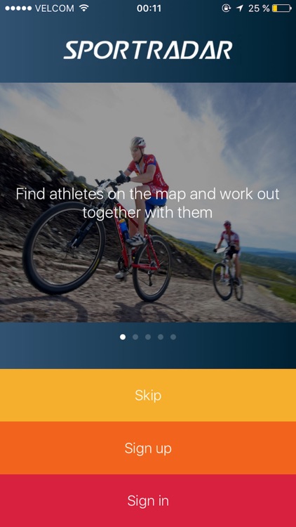 SportRadar – Never do your sport alone