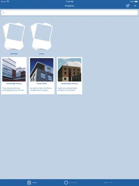 Snag List - Prüfen & Berichten