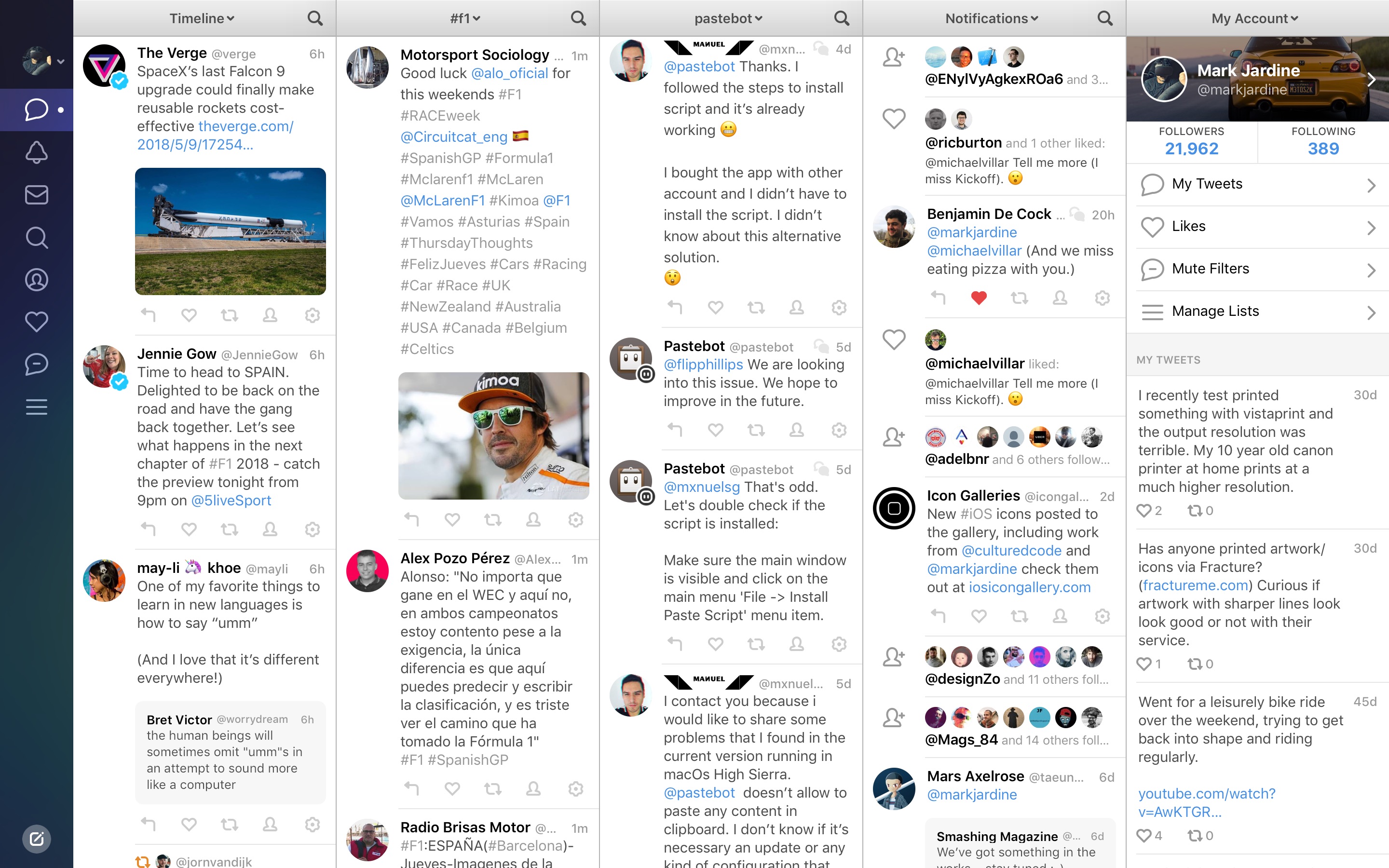 Screenshot do app Tweetbot 3 for Twitter