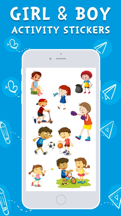 Girl & Boy Activity Stickers