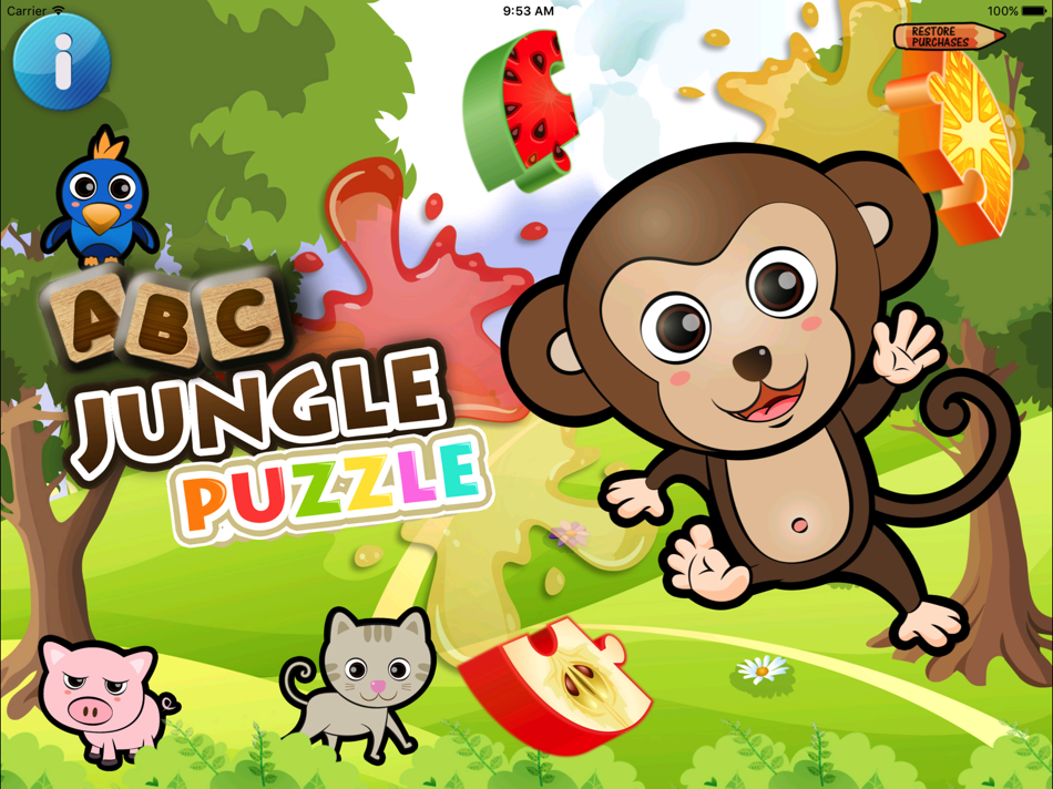 ABC Jungle Puzzle Game HD - for all ages - 1.3 - (iOS)