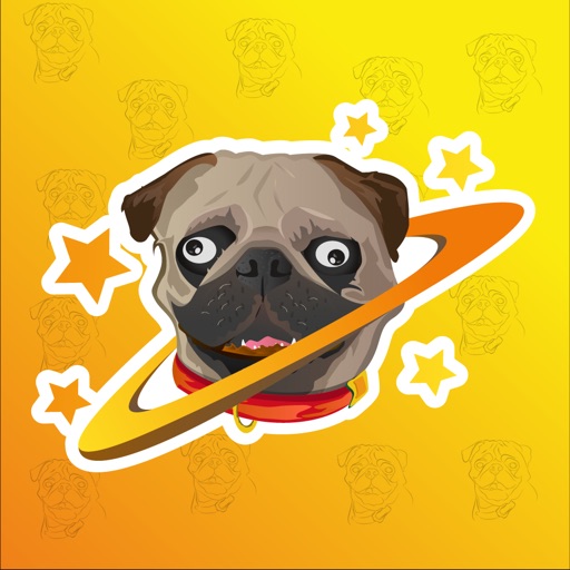 Pug Bo Emoji Stickers