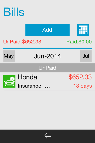 Home Budget Manager Lite screenshot 2