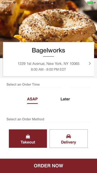 Bagelworks NYC screenshot 2