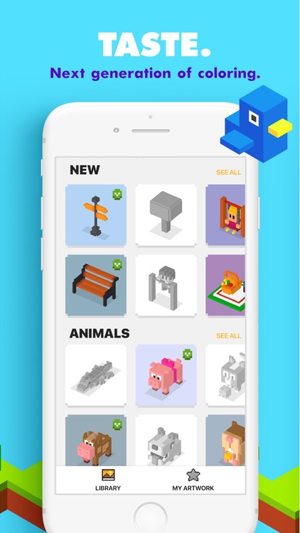 UNICORN 3D: Color by Number