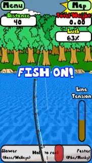 doodle fishing lite iphone screenshot 4