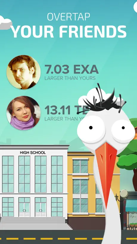 Clicker: tap, stork, people
