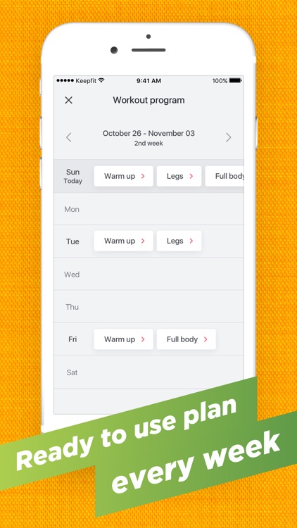 KeepFit - Home Workouts screenshot-5