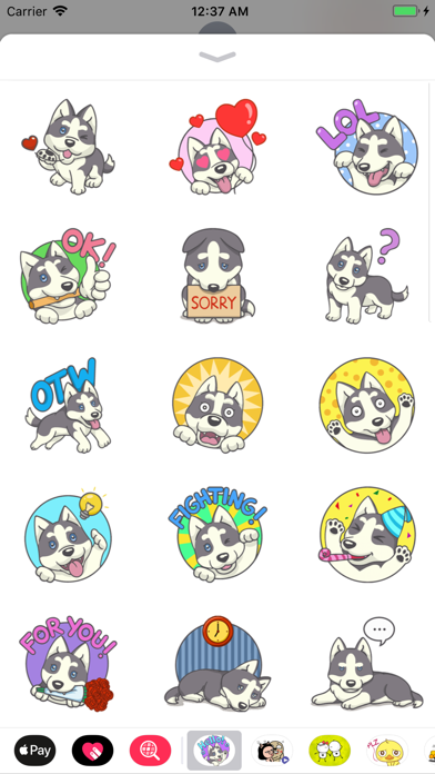 Husky Dog Stickers screenshot 2