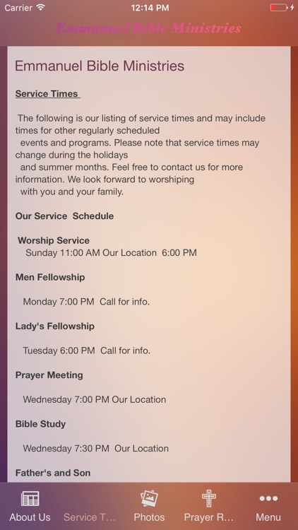 Emmanuel Bible Ministries