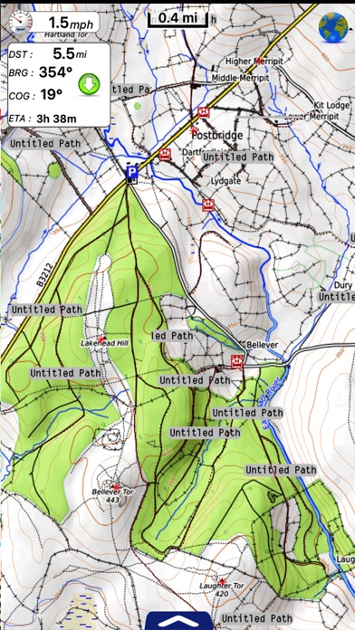 Screenshot #3 pour UK Parks & Forests GPS OS Maps