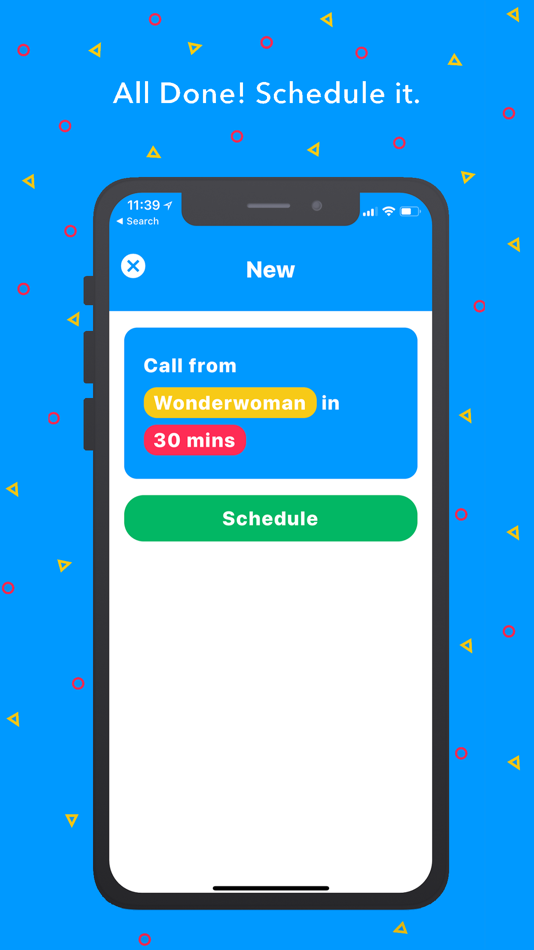 #5. Callback - Fake/Prank Call App (iOS) 由: Vaibhav Narula