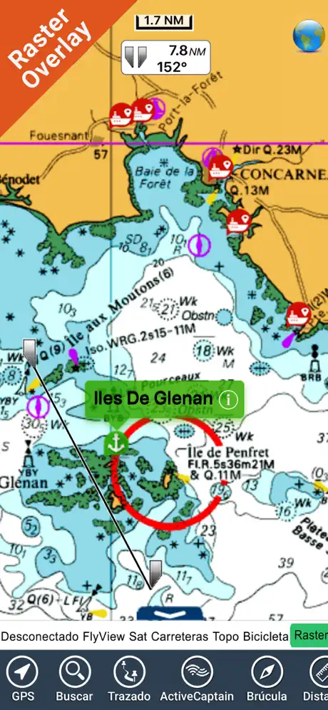 Grecia Cartas Náuticas GPS HD