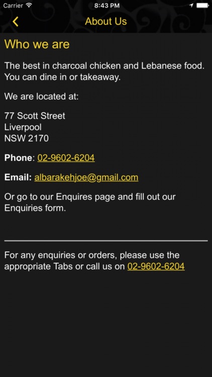 Al Barakeh Charcoal Chicken