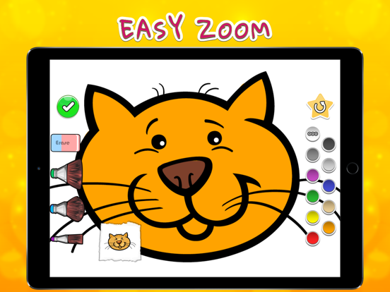 Coloring Your Cats iPad screenshot 5 - Education app